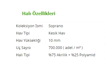 Soprano 08022 Mor Halı