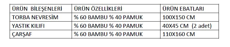 Bambu Baby Sail Nevresim Takımı