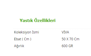 Viva Yastık