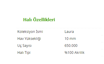 Laura 7502 Mavi Halı