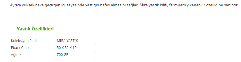 Mira Visco Yastık