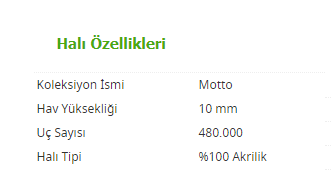 Motto 7660 Mavi Halı