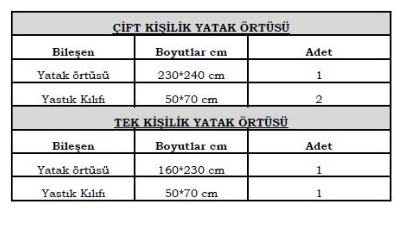 Pastel Pudra Yatak Örtüsü